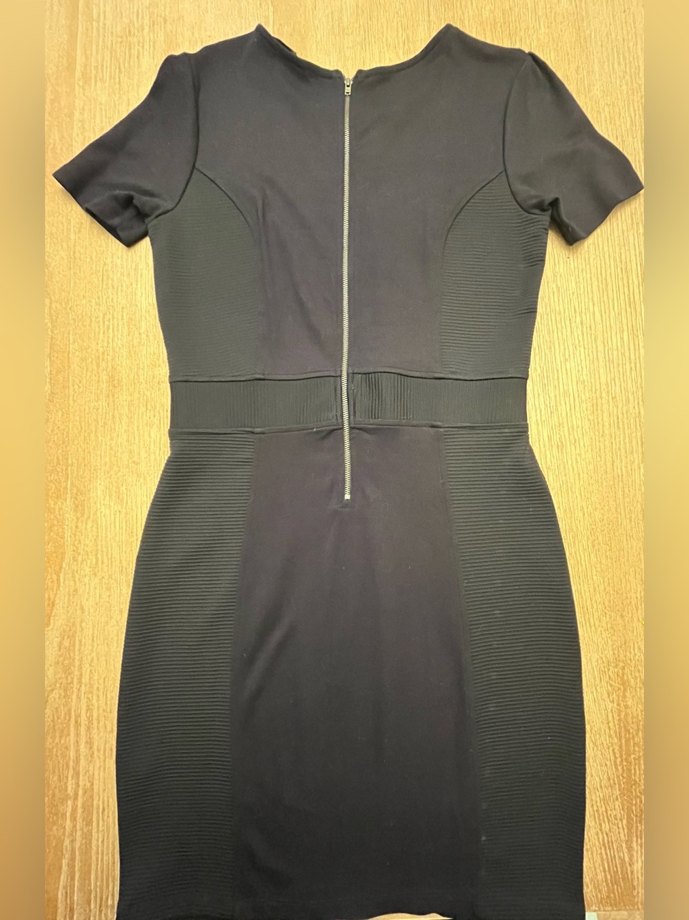 French Connection Women's Navy Blue Body Con Dress EUC Size 12 - Picture 2 of 9